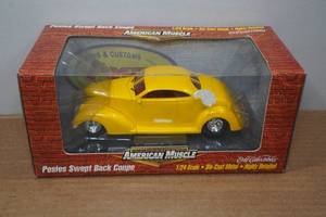 lot 87 image: Ertl American Muscle Posies Swept Back Coupe 124 Scale Model Car