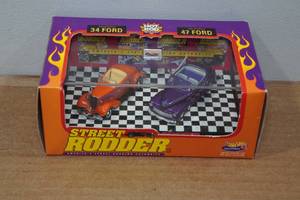 lot 88 image: Hot Wheels Street Rodder Car Set - 34 & 47 Ford