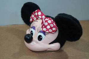 lot 121 image: Vintage Disneys Minnie Mouse 3D Snapback Head Hat