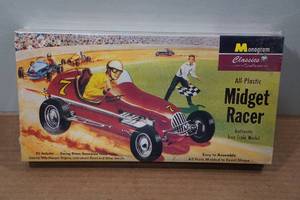 lot 131 image: Monogram All Plastic Midget Racer Building Kit
