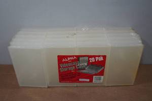 lot 135 image: Alpha Videocassette 20-Pack Storage Case