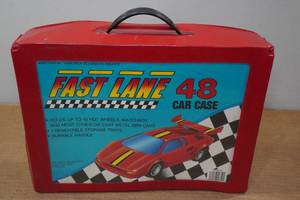 lot 146 image: Fast Lane 48-Car Case with Cars