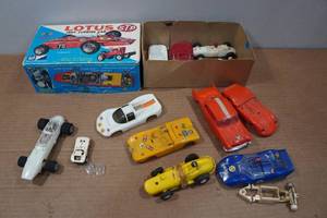 lot 197 image: Assorted Vintage Mechanical Toy Cars