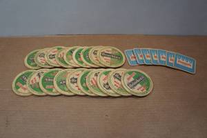 lot 255 image: Vintage Hamms and Heinekens Beer Coasters