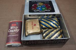 lot 257 image: Vintage Cigar Box and Pipe Tobacco Packaging