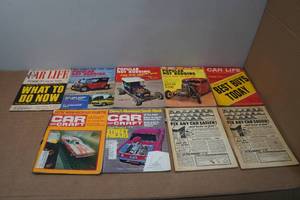 lot 270 image: 9 Vintage  Collector Car Magazines