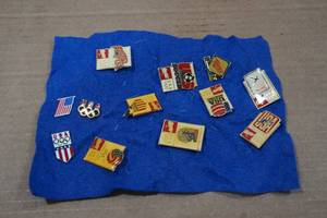 lot 272 image: Assorted Collectors Pins - Olympics, Twins