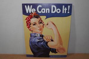 lot 288 image: We Can Do It Metal Sign
