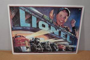 lot 289 image: Lionel Metal Sign