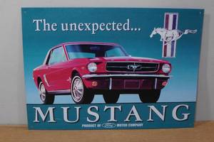 lot 290 image: Ford Mustang Metal Sign