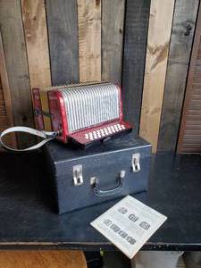 Small Hohner Corona II Accordion In Great Condition Works