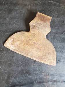 lot 12 image: Cast-Steel Axe Head Approx 12 Wide