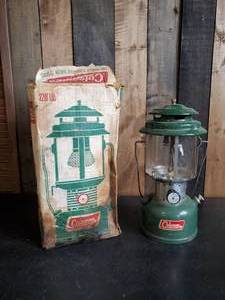lot 26 image: Coleman Lantern with original Box Model 220F195