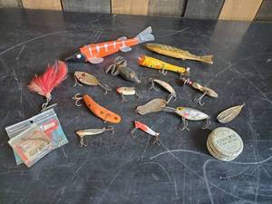 Vintage Fishing Lures, Decoys and other fishing items