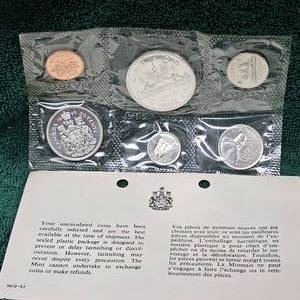 lot 12 image: 1966 Canadian Silver Uncirculated Set