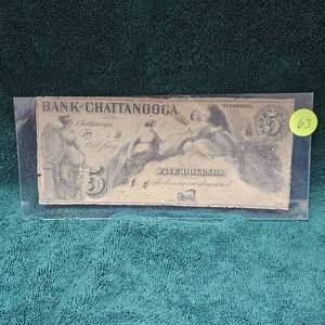 lot 63 image: Bank of Chattanoooga, TN Obsolete Note