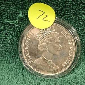 lot 72 image: 1988 Crown Cat Coin Capsulated