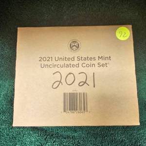 lot 92 image: 2021 P & D US Mint Set UNC