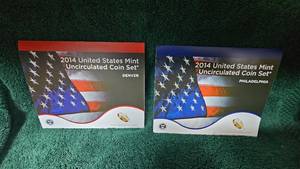 lot 102 image: 2014 P & D US Mint Set UNC