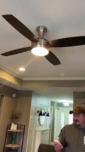lot 2 image: FUFU&GAGA 32.8-in Outdoor Black Blades Ceiling Fan With Light - Remote Included ( 5 -Blade ) Customer Returns See Pictures
