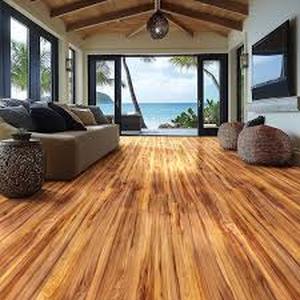 lot 66 image: 10 Boxes of Home Decorators Collection Captiva 20 MIL x 7 in. x 48 in. Waterproof Click Lock Rigid Core Luxury Vinyl Plank Flooring (21.39 sq. ft. Case)   Customer Returns See Pictures