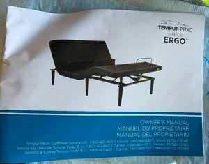 Electric Queen-size Tempur-Pedic 'Ergo' bed