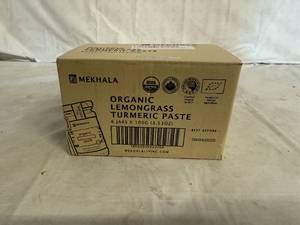 lot 23 image: 6 Jars of Mekhala Organic Lemongrass Tumeric Paste