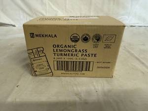 lot 24 image: 6 Jars of Mekhala Organic Lemongrass Tumeric Paste