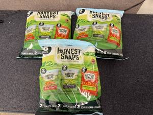 lot 125 image: 3 Bags of Variety Harvest Snaps