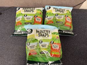lot 126 image: 3 Bags of Variety Harvest Snaps