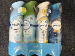 lot 194 image: 4 Pack of Febreze Air Variety Scents
