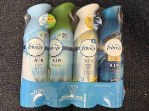 lot 195 image: 4 Pack of Febreze Air Variety Scents