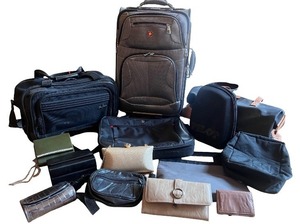 lot 135 image: Collection of Travel Bags, Luggage, Pouches, and Wallets