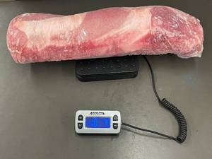 lot 2 image: Premium Iowa Pork Strap Off Loin Boneless Miscut 10 lbs 7.4 ozs