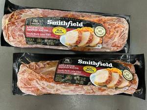 lot 24 image: Smithfield Applewood Smoked Bacon Wrapped Pork Loin Filets