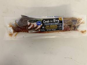 lot 341 image: 2x 1lb 3oz Pork Tenderloin-Cook in Bag-Peppercorn