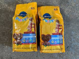 lot 315 image: 4x 3.5lb Bags Pedigree Puppy Food