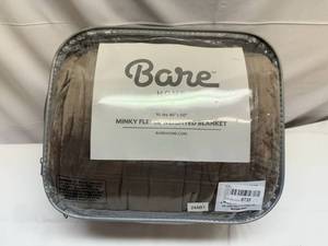 lot 13 image: 10lbs Minky Fleece Weighted Blanket 40x60