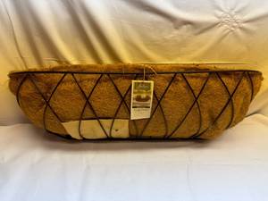 lot 23 image: Trough Planter with Coconut Fiber Liner