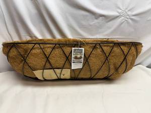 lot 24 image: Trough Planter with Coconut Fiber Liner