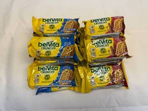 lot 58 image: 16x Belvia Breakfast Bars-Blueberry & CinnamonBown Sugar