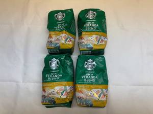 lot 65 image: 4x 12oz Starbucks Veranda Blend-Decaf