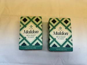 lot 82 image: 2x 8.5oz Maldon Sea Salt Flakes