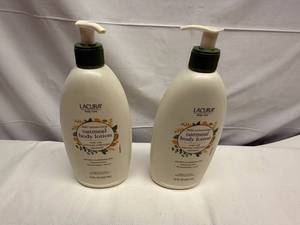 lot 94 image: 2x 18oz Lacura Oatmeal Body Lotion