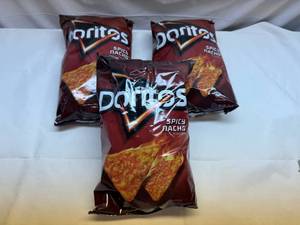 lot 106 image: 3x 9.25oz Doritos Spicy Nacho