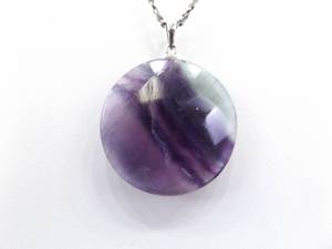 lot 54 image: .925 Sterling Silver Amethyst Pendant Necklace