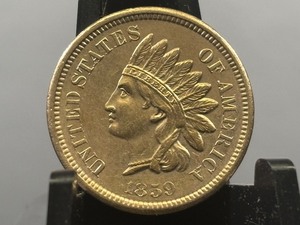1859 Indian Head Penny Proof? High Grade AU