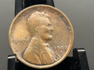 lot 92 image: 1909-S Lincoln Wheat Penny VG Grade