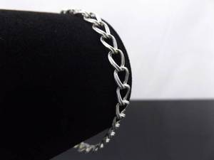 lot 62 image: .925 Sterling Silver Empty Charm Bracelet
