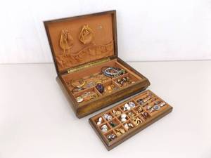 lot 79 image: Jewelry Box of Higher End Designer Coro, Trifari, Eisenberg, etc. Costume Jewelry